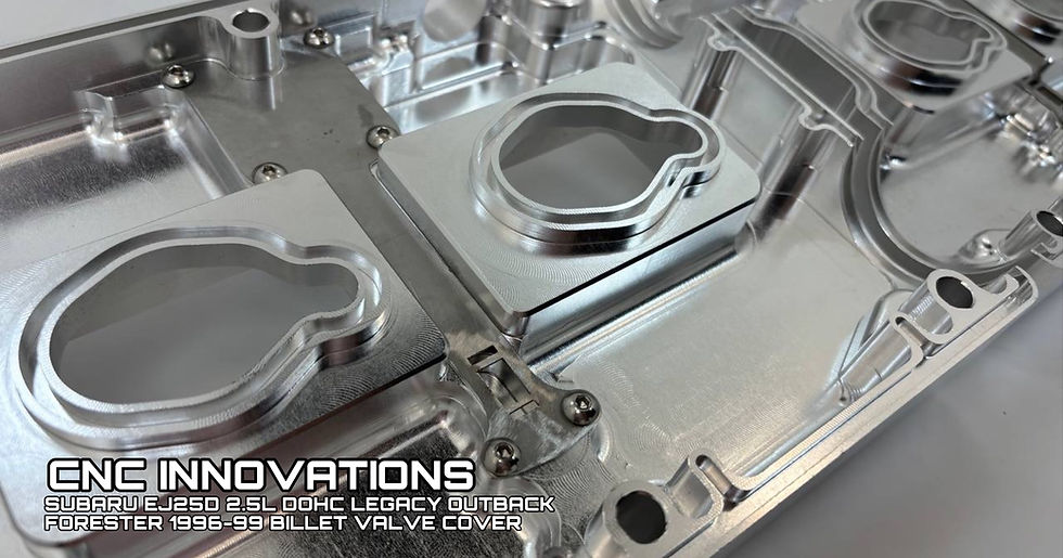 Thumbnail: SUBARU EJ25D 2.5L DOHC LEGACY OUTBACK FORESTER 1996-99 BILLET VALVE COVER