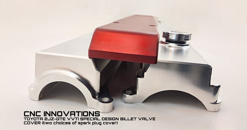 Thumbnail: TOYOTA 2JZ 2JZ-GTE VVTI SPECIAL BILLET VALVE COVER (Two Options of spark plug co