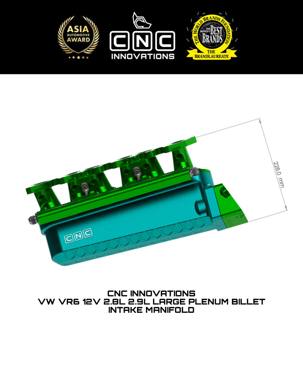 Thumbnail: VW VR6 12V 2.8L 2.9L LARGE PLENUM BILLET INTAKE MANIFOLD