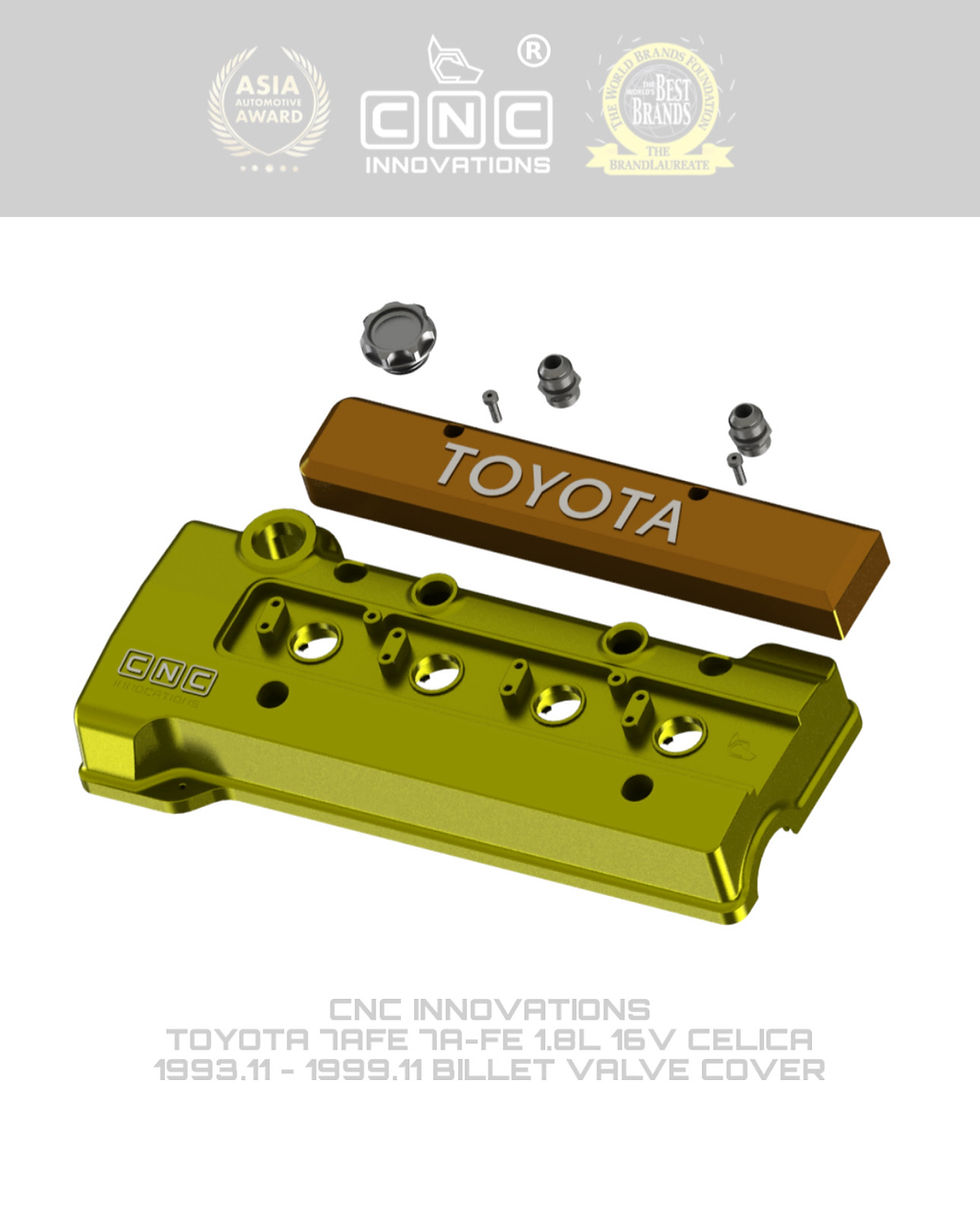Thumbnail: TOYOTA 7AFE 7A-FE 1.8L 16V CELICA 1993.11 - 1999.11 BILLET VALVE COVER 