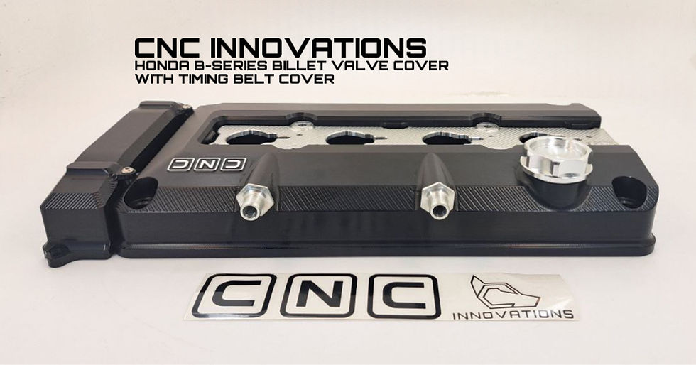 Thumbnail: HONDA B-SERIES B16 B18 B20 BILLET VALVE COVER WITH TIMING BELT COVER