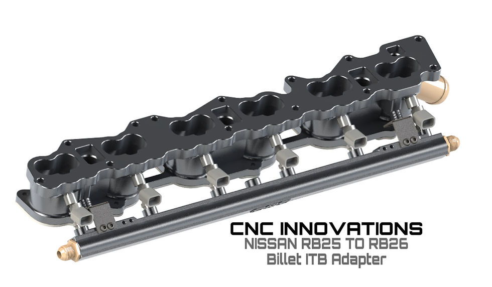 Thumbnail: NISSAN RB25 RB25DET TO RB26 Billet ITB Adapter