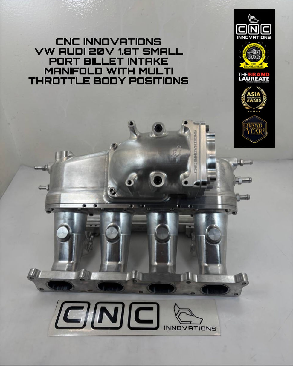 Thumbnail: VW AUDI 20V 1.8T SMALL PORT BILLET INTAKE MANIFOLD WITH MULTI THROTTLE BODY POSI