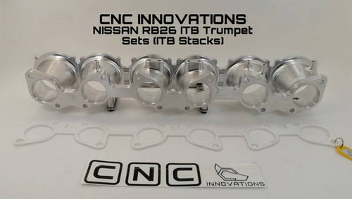 NISSAN RB26 ITB STACKS AIR HORN TRUMPETS SET (ITB Stacks) | CNC