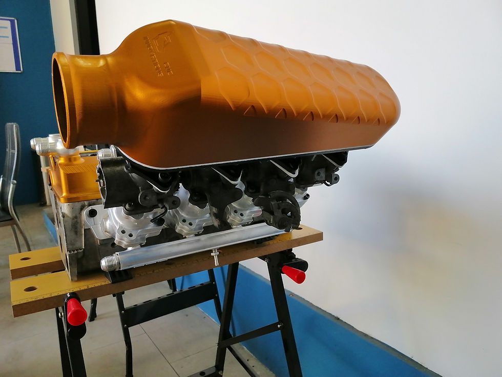 Thumbnail: TOYOTA 4AGE 20V BLACKTOP ANGLED UPWARD ITB ADAPTER