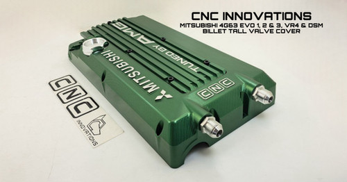 MITSUBISHI 4G63 EVO 1, 2 & 3, VR4 & DSM BILLET TALL VALVE COVER