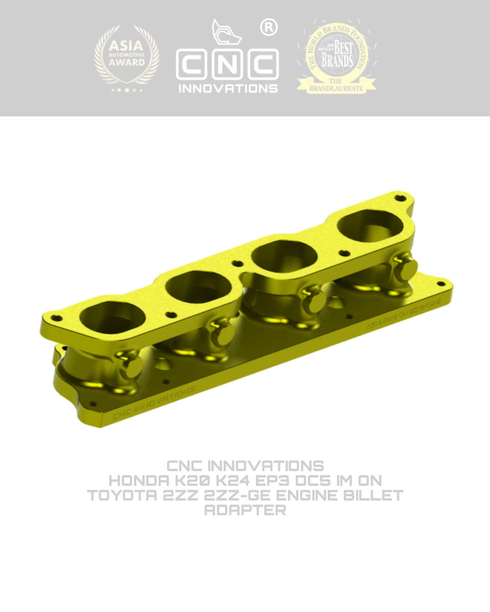 Thumbnail: HONDA K20 K24 EP3 DC5 INATKE MANIFOLD ON TOYOTA 2ZZ 2ZZ-GE ENGINE BILLET ADAPTER
