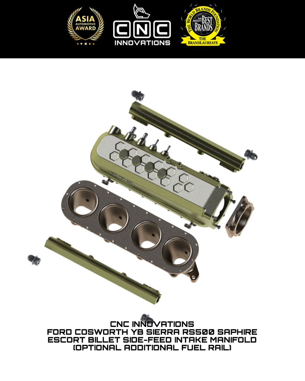 Thumbnail: FORD COSWORTH YB SIERRA RS500 SAPHIRE ESCORT BILLET SIDE-FEED INTAKE MANIFOLD (O