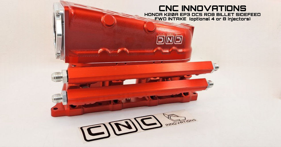 Thumbnail: HONDA K20A EP3 DC5 RD8 BILLET SIDEFEED FWD INTAKE  (optional 4 or 8 injectors)