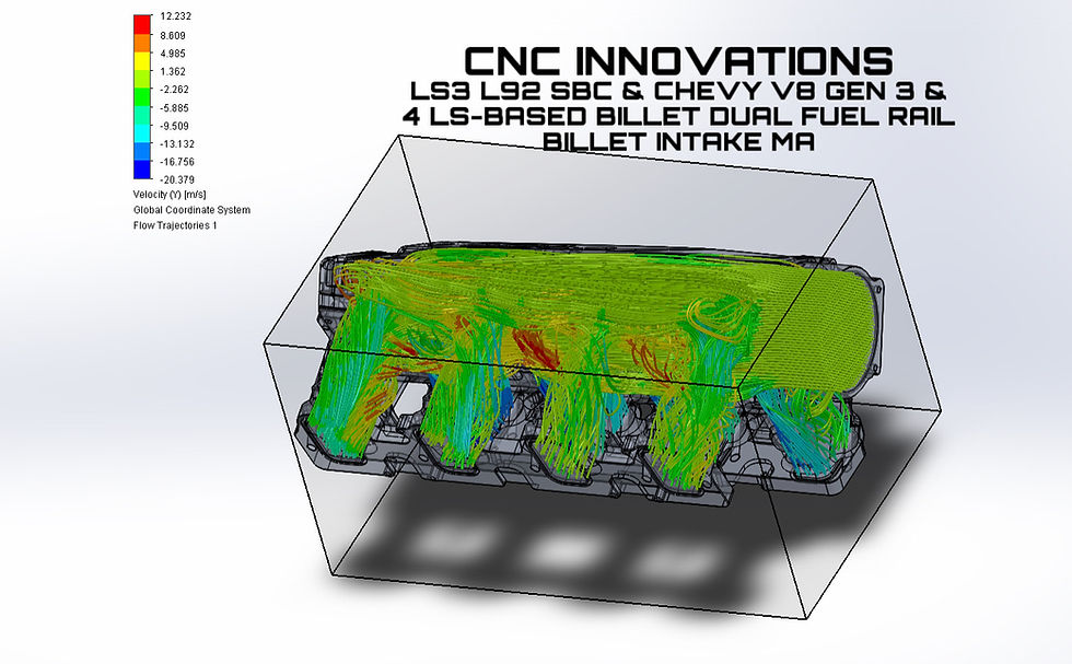 Thumbnail: LS3 L92 SBC & CHEVY V8 GEN 3 & 4 LS-BASED BILLET INTAKE MANIFOLD 