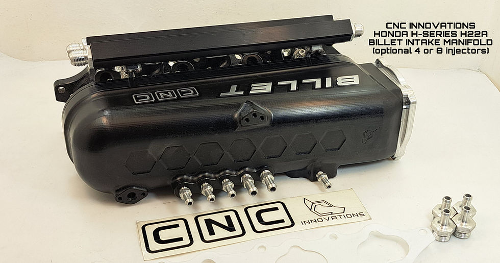 Thumbnail: HONDA H-SERIES H22A BILLET INTAKE MANIFOLD (optional 4 or 8 injectors)
