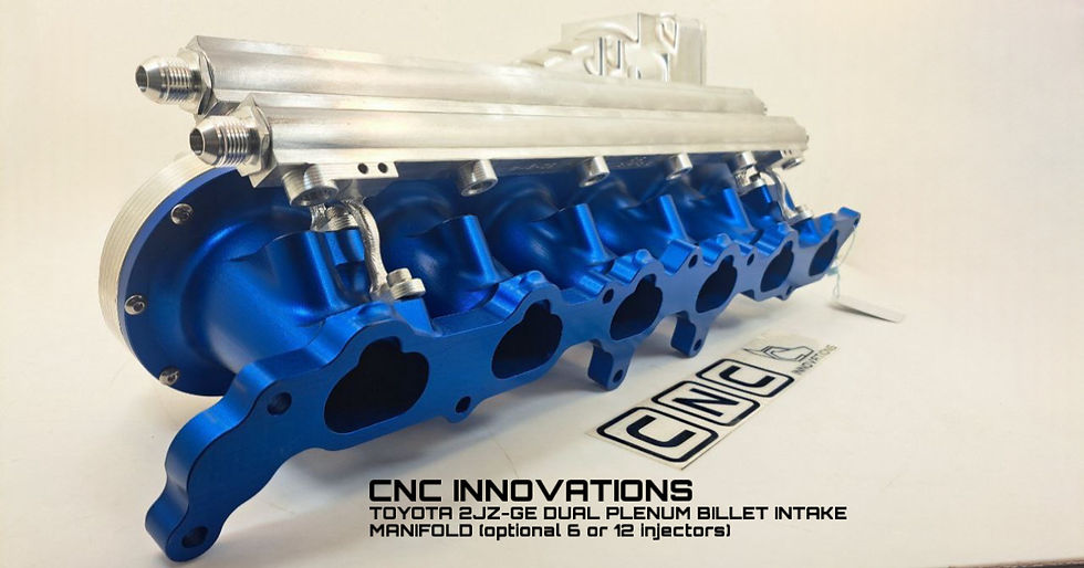 Thumbnail: TOYOTA 2JZ-GE DUAL PLENUM BILLET INTAKE MANIFOLD (optional 6 or 12 injectors)