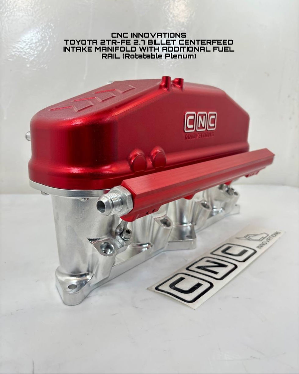 Thumbnail: TOYOTA 2TR-FE 2.7 BILLET CENTERFEED INTAKE MANIFOLD WITH ADDITIONAL FUEL RAIL (R