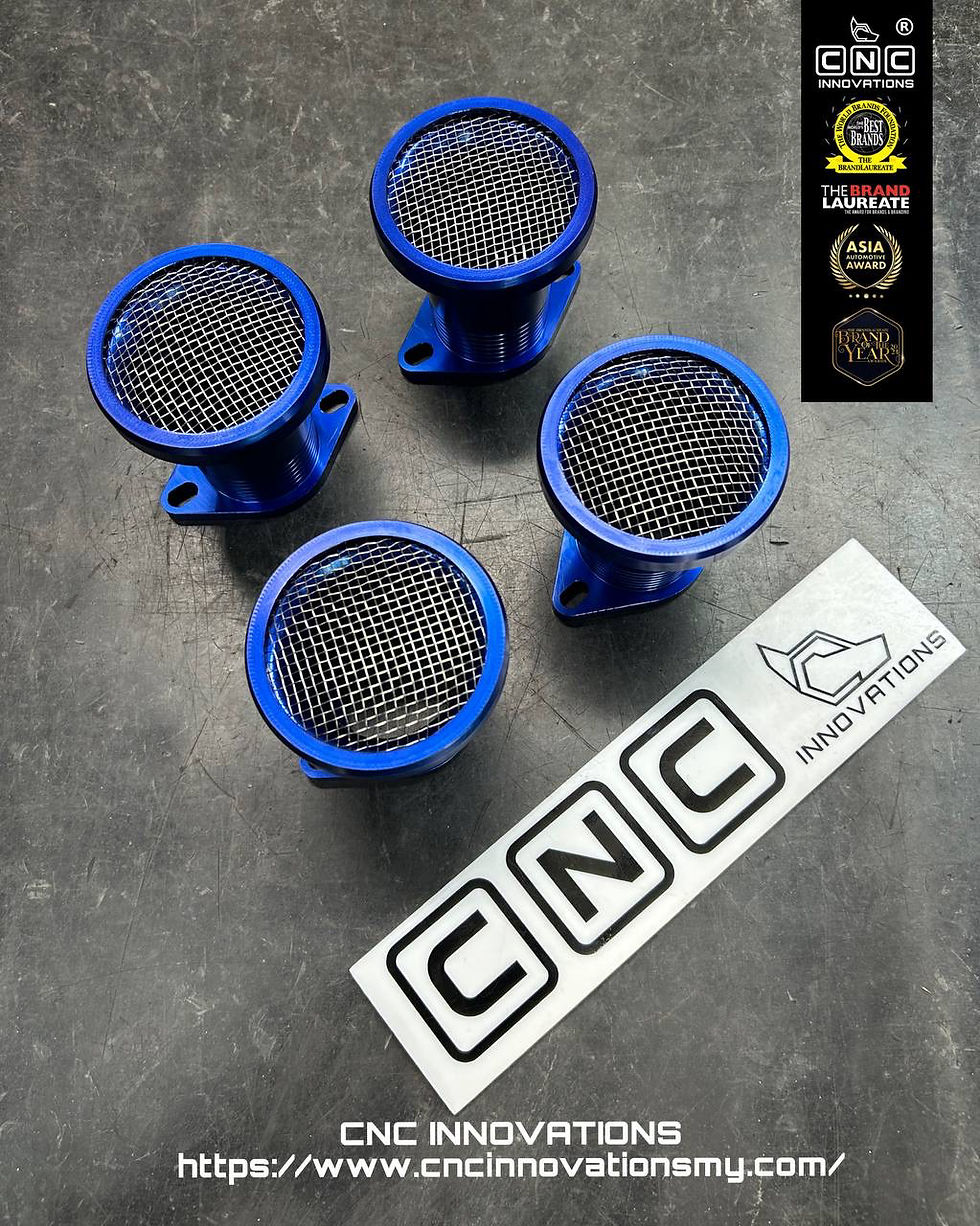 Thumbnail: BILLET STACKS AIR HORN TRUMPET FOR TOYOTA 4AGE 20V WITH MESH