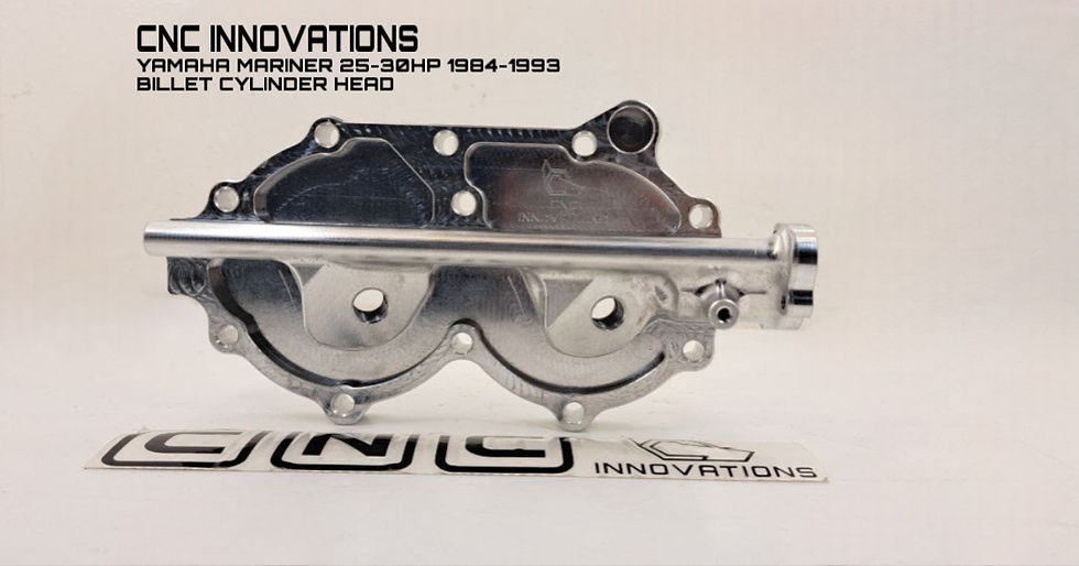 Thumbnail: YAMAHA MARINER 25-30HP 1984-1993 BILLET CYLINDER HEAD