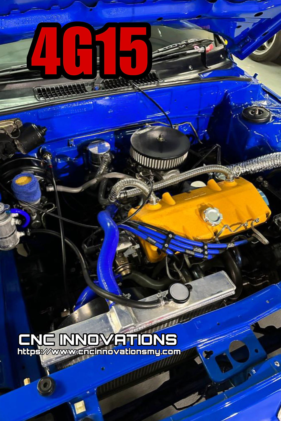 Thumbnail: MITSUBISHI 4G15 & PROTON WIRA BILLET VALVE COVER