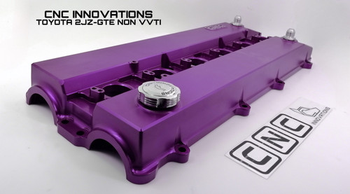 TOYOTA 2JZ-GTE NON-VVTI SINGLE PIECE BILLET VALVE COVER | CNC