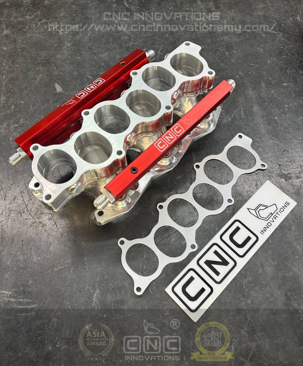 NISSAN VQ37VHR & VQ35HR 370Z G37 LOWER RUNNER TO R35 GTR INTAKE BILLET ADAPTER