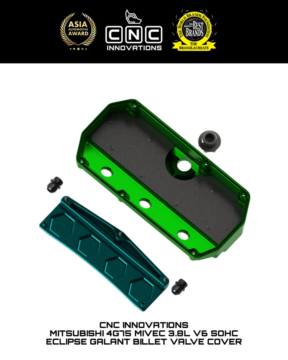 Thumbnail: MITSUBISHI 4G75 MIVEC 3.8L V6 SOHC ECLIPSE GALANT BILLET VALVE COVER