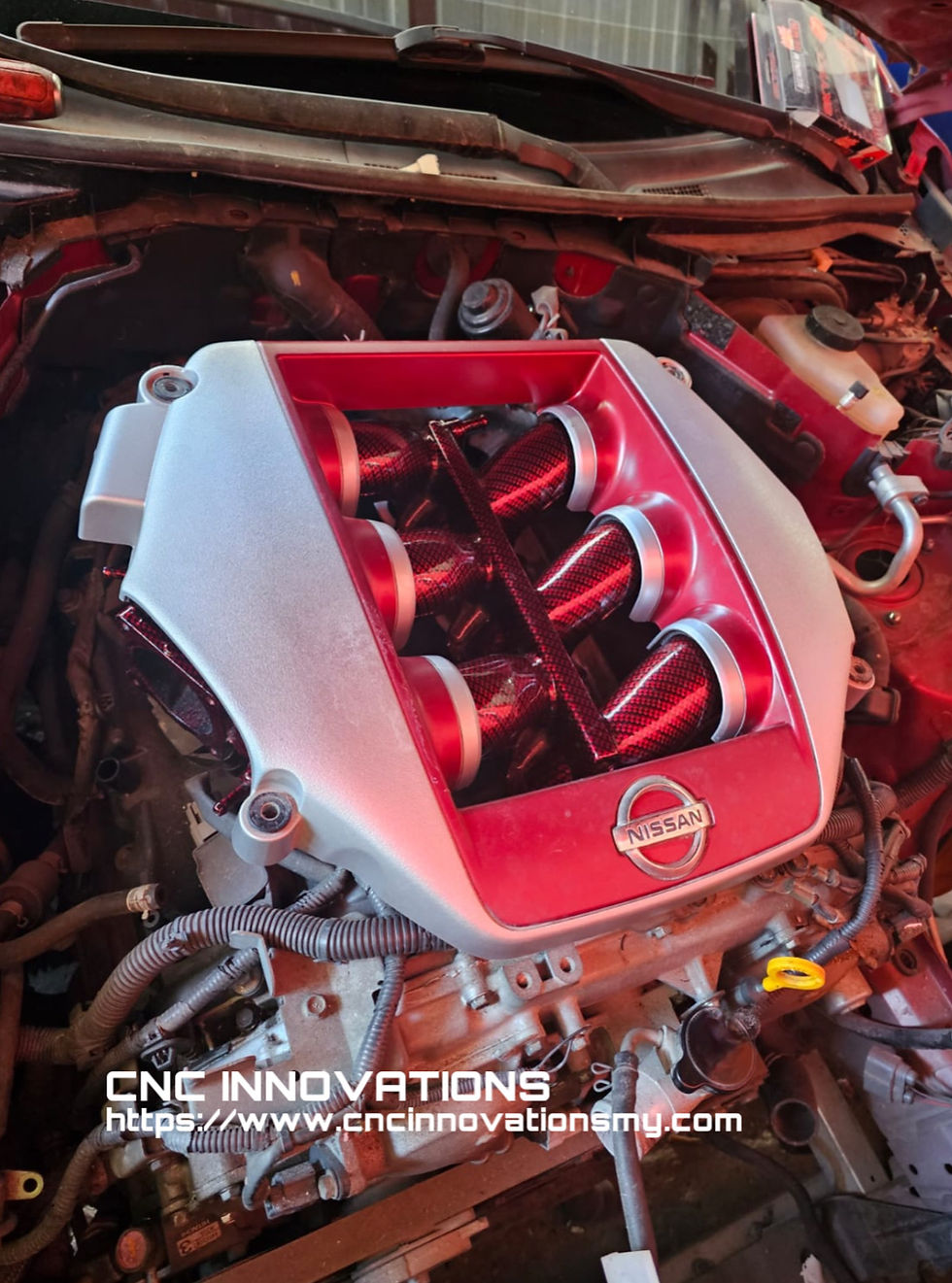 Thumbnail: NISSAN VQ37VHR (370Z / G37 HR & VHR TO R35 GTR INTAKE CONVERSION KIT