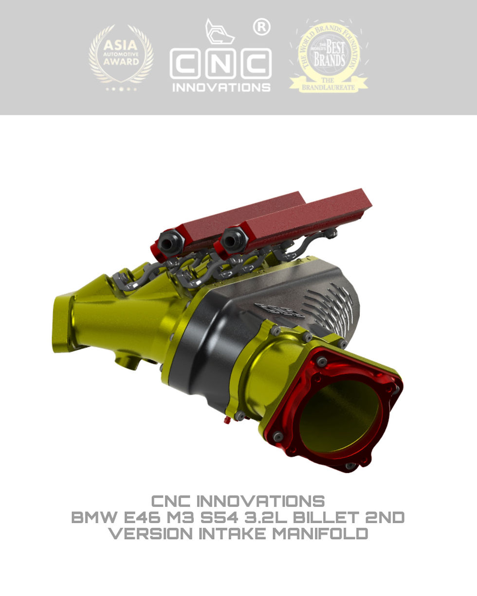 Thumbnail: BMW E46 M3 S54 3.2L BILLET 2ND VERSION INTAKE MANIFOLD