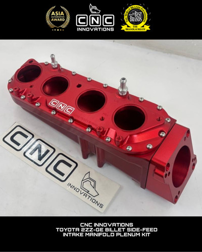 ドッグブレスです。② TOYOTA 2ZZ-GE BILLET SIDE-FEED INTAKE MANIFOLD PLENUM KIT | CNC