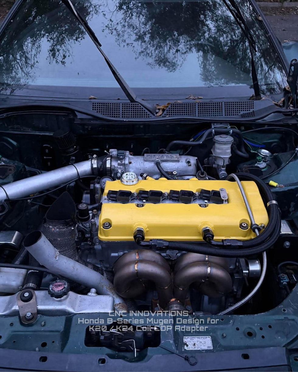 Thumbnail: Honda B-Series Mugen Design for Honda K20 K24 Coil COP Adapter