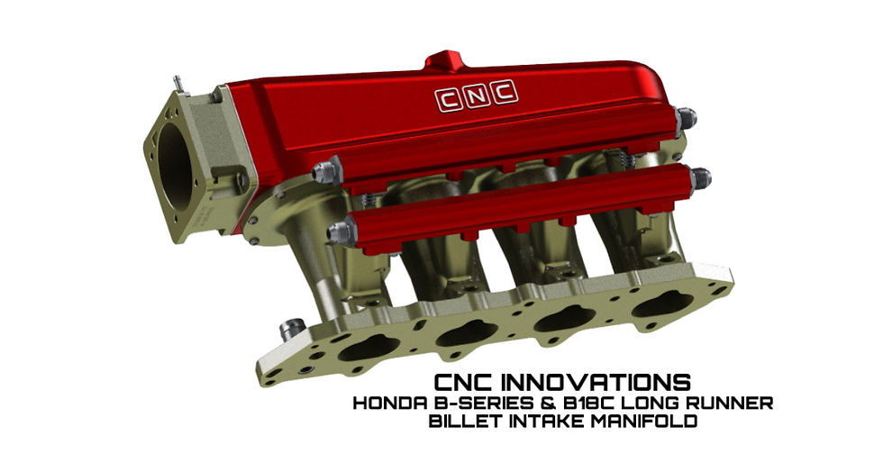 Thumbnail: HONDA  B-SERIES B16 B18 B20 B18C GSR LONG RUNNER INTAKE optional 4 or 8 injector