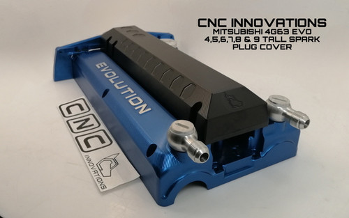 MITSUBISHI 4G63 EVO 4, 5, 6, 7, 8 & 9 TALL SPARK PLUG COVER | CNC