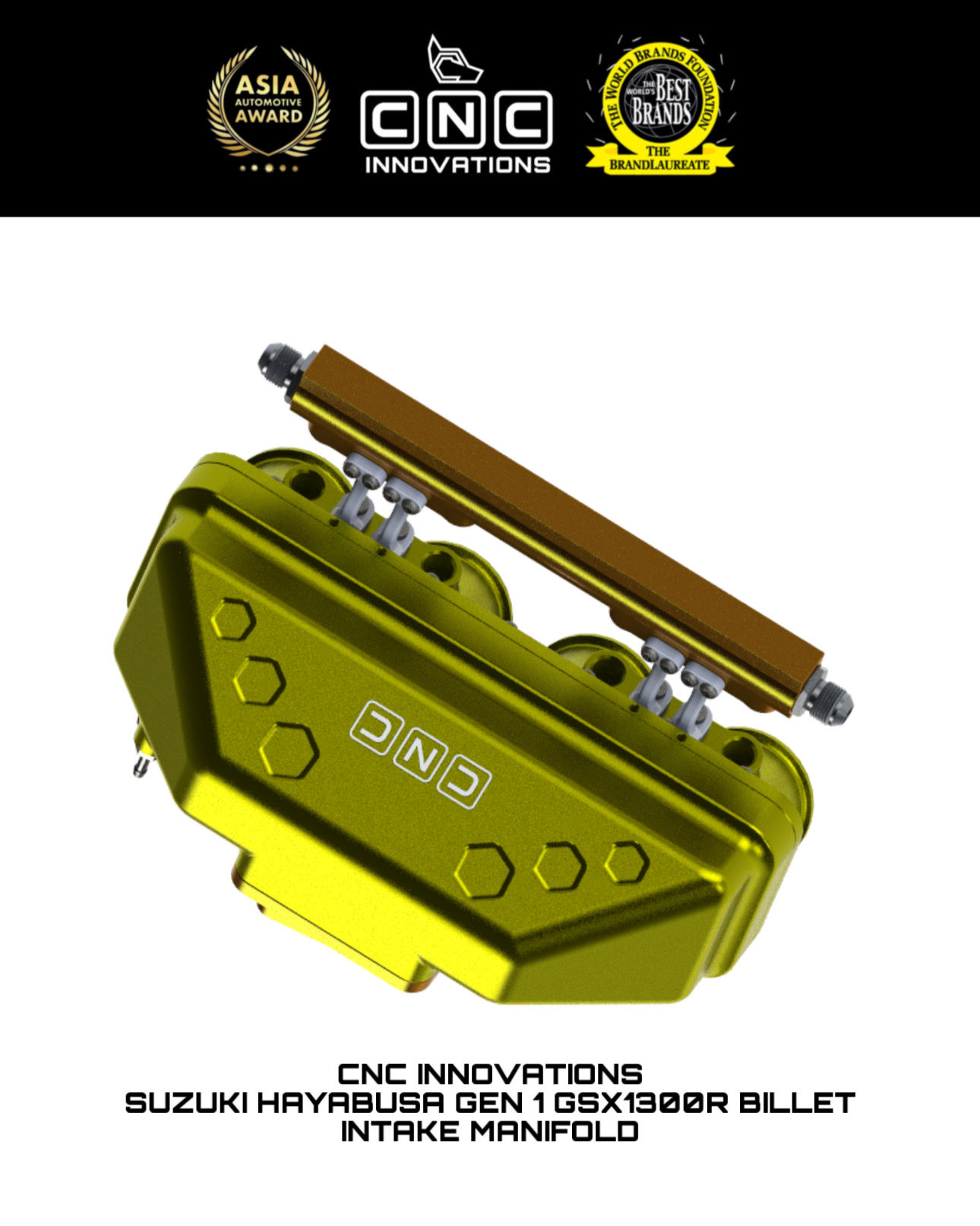 SUZUKI HAYABUSA GEN 1 GSX1300R BILLET INTAKE MANIFOLD