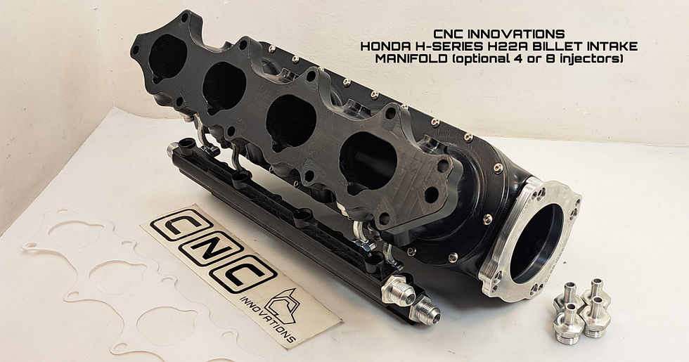 Thumbnail: HONDA H-SERIES H22A BILLET INTAKE MANIFOLD (optional 4 or 8 injectors)