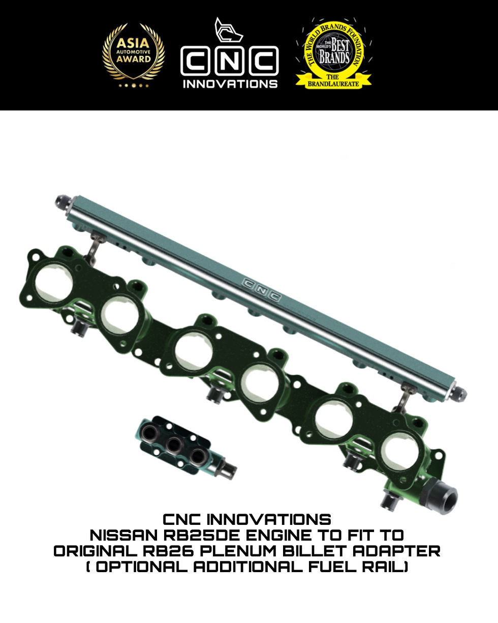 Thumbnail: NISSAN RB25DE ENGINE TO FIT TO ORIGINAL RB26 PLENUM BILLET ADAPTER ( OPTIONAL AD