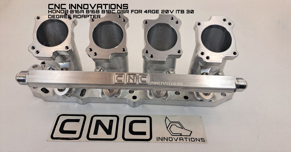 Thumbnail: HONDA B16 B16 B20 B18C GSR FOR 4AGE 20V ITB 30 DEGREE ADAPTER
