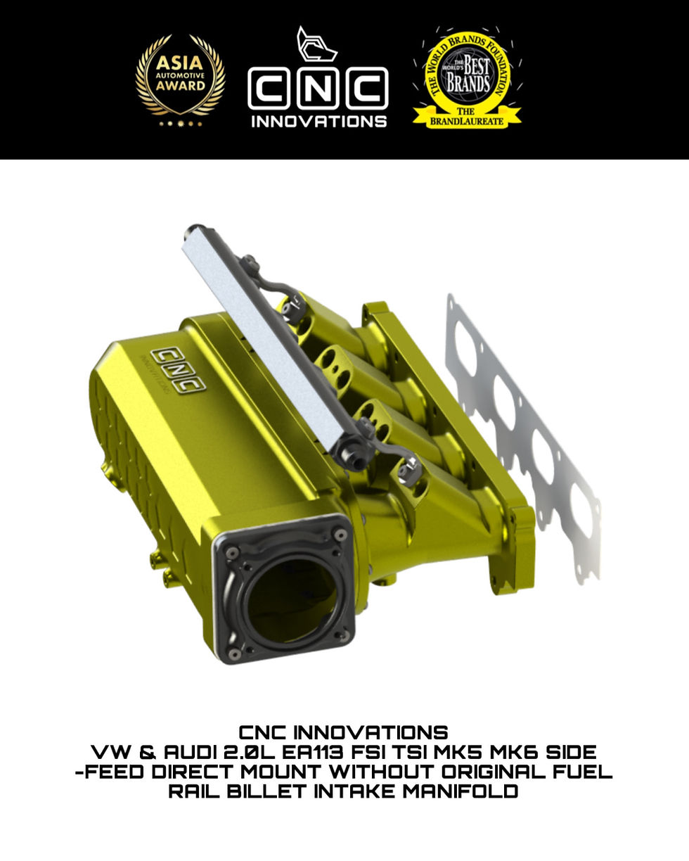 Thumbnail: VW & AUDI 2.0L EA113 FSI TSI SIDE-FEED DIRECT MOUNT TWIN INJECTOR INTAKE MANIFOL