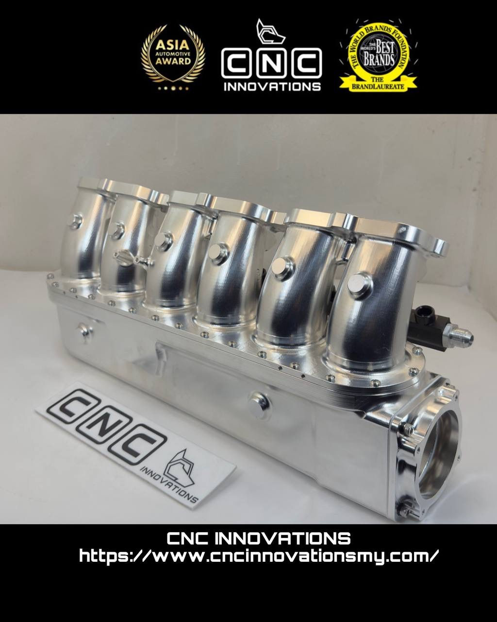 TOYOTA 2JZ 2JZ-GTE STREET DESIGN TWIN INJECTORS BILLET INTAKE MANIFOLD