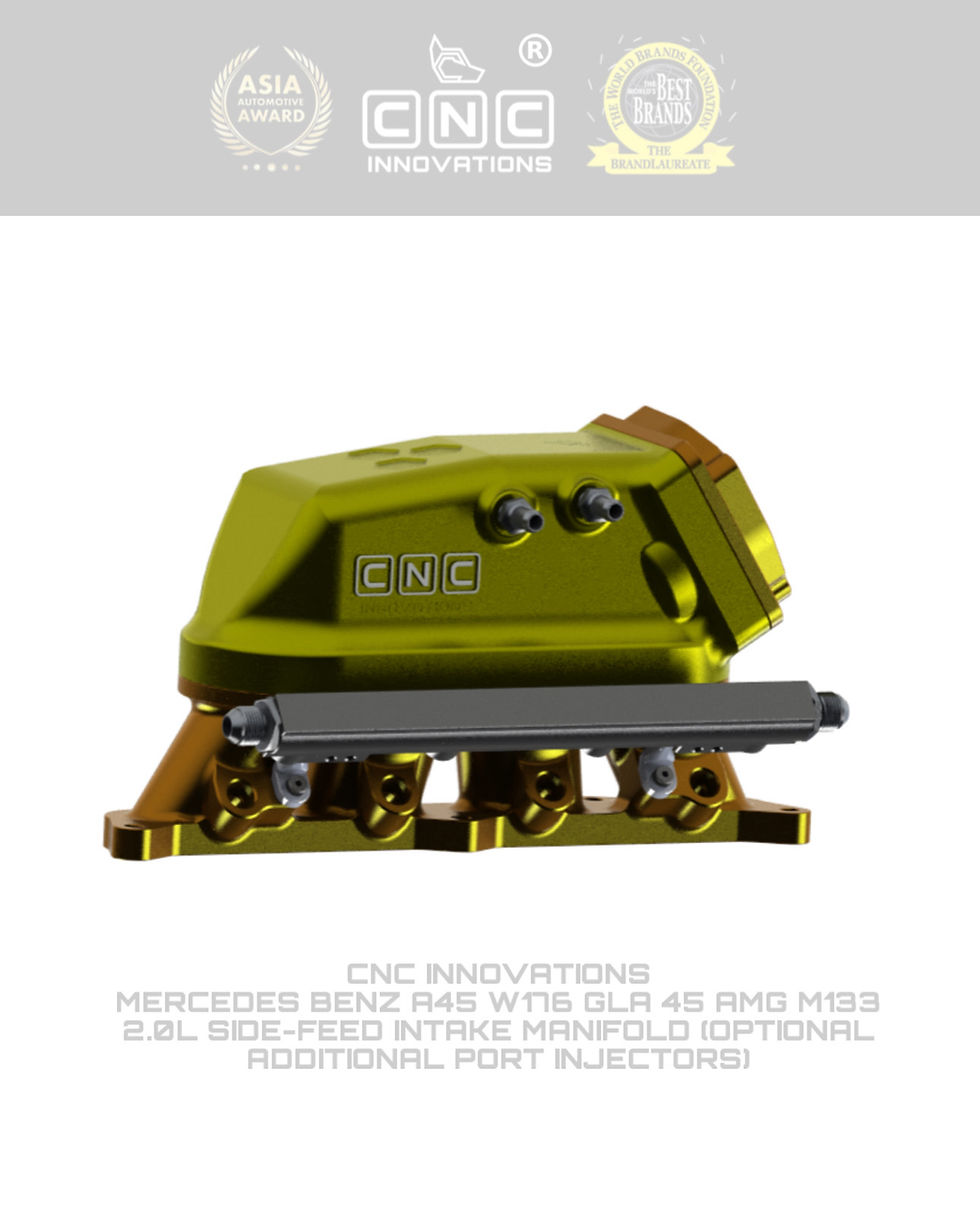Thumbnail: MERCEDES BENZ A45 W176 GLA 45 AMG M133 2.0L SIDE-FEED INTAKE MANIFOLD (OPTIONAL 