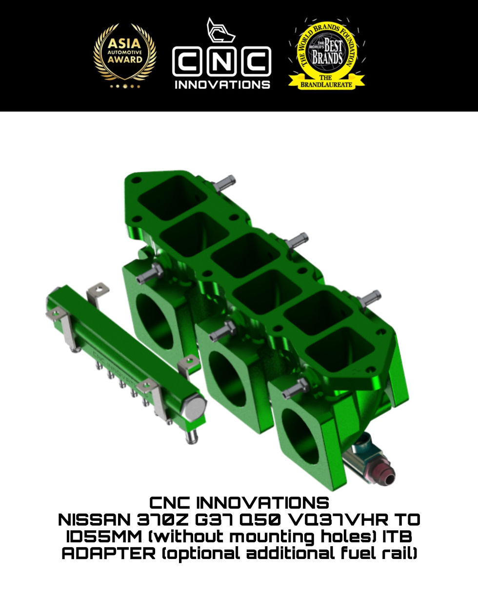 Thumbnail: NISSAN 370Z G37 Q50 VQ37VHR TO ID55MM (without mounting holes) ITB ADAPTER (opti