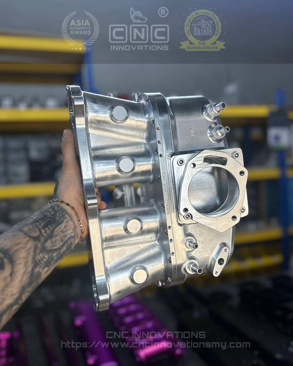 Thumbnail: HONDA K20A EP3 DC5 RD8 CENTER-FEED EASY FIT BILLET NTAKE MANIFOLD