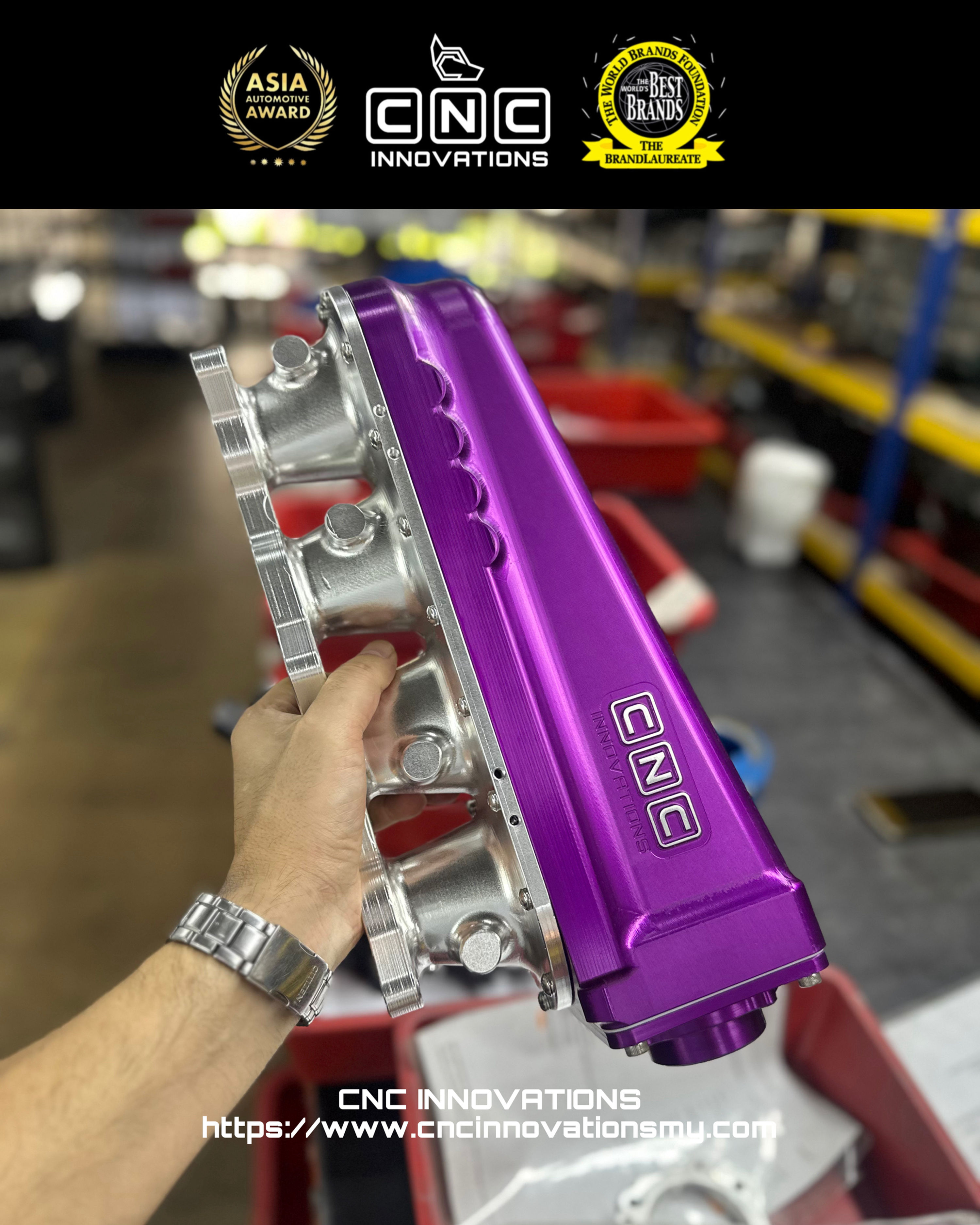 TOYOTA & DAIHATSU K3-VE, K3, YRV, 3SZ & MYVI SIDE-FEED BILLET INTAKE MANIFOLD