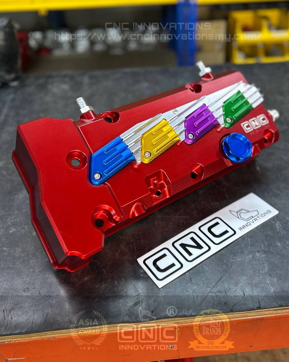 Thumbnail: HONDA K-SERIES K20 K24 FD2 DC5 EP3 BILLET VALVE COVER