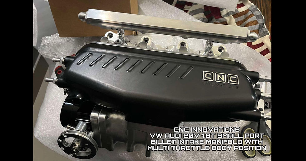 Thumbnail: VW AUDI 20V 1.8T SMALL PORT BILLET INTAKE MANIFOLD WITH MULTI THROTTLE BODY POSI