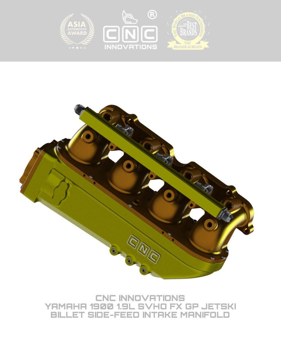 Thumbnail: YAMAHA 1900 1.9L SVHO FX GP JETSKI SIDE-FEED INTAKE MANIFOLD 