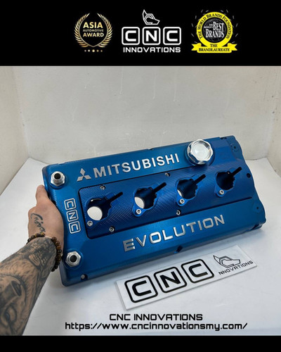 MITSUBISHI 4G63 EVO 1, 2 & 3, VR4 & DSM BILLET VALVE COVER | CNC