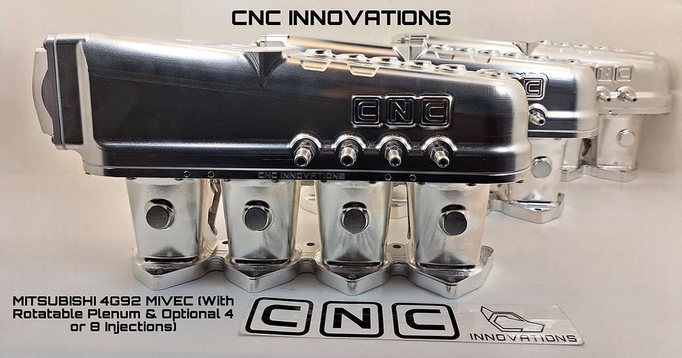 Thumbnail: MITSUBISHI 4G92 MIVEC CA MANIFOLD (Rotatable plenum & optional 4 or 8 injectors)
