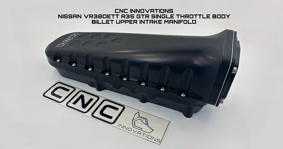 Thumbnail: NISSAN VR38DETT R35 GTR SINGLE THROTTLE BODY BILLET UPPER INTAKE MANIFOLD