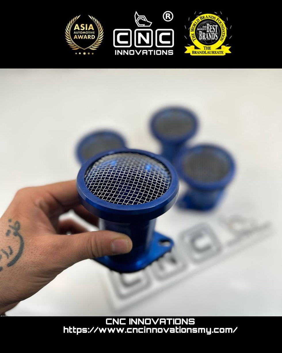 Thumbnail: BILLET STACKS AIR HORN TRUMPET FOR TOYOTA 4AGE 20V WITH MESH