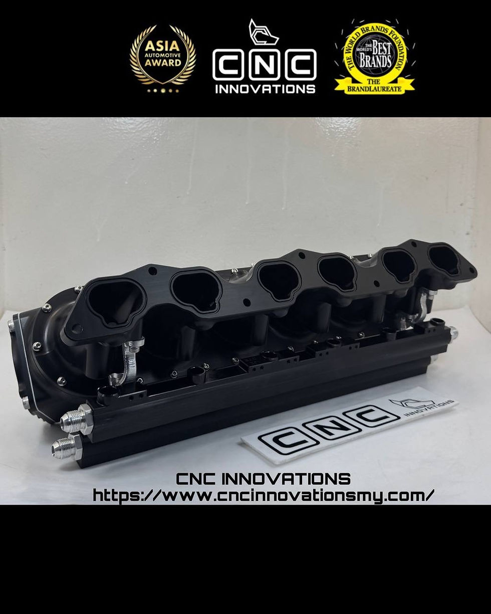 Thumbnail: TOYOTA 1JZ 1JZ-GTE SMOOTH PLENUM BILLET INTAKE MANIFOLD (optional 6 or 12 INJEC)