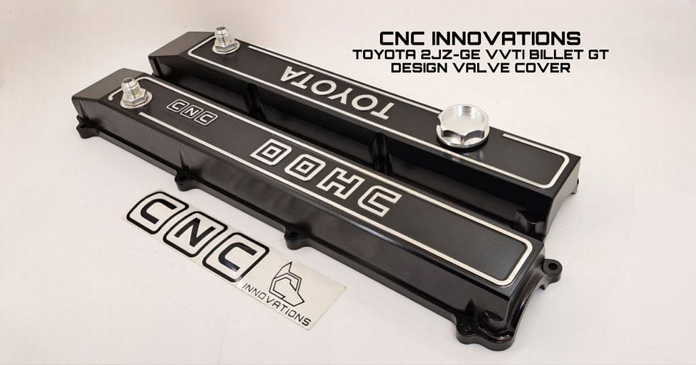 Thumbnail: TOYOTA 2JZ-GE VVTI BILLET GT DESIGN VALVE COVER