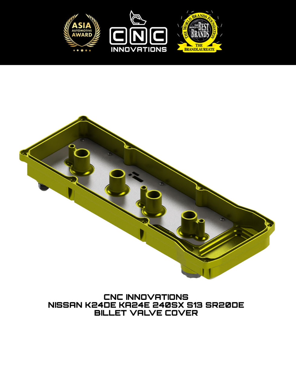 Thumbnail: NISSAN K24DE KA24E 240SX S13 SR20DE BILLET VALVE COVER