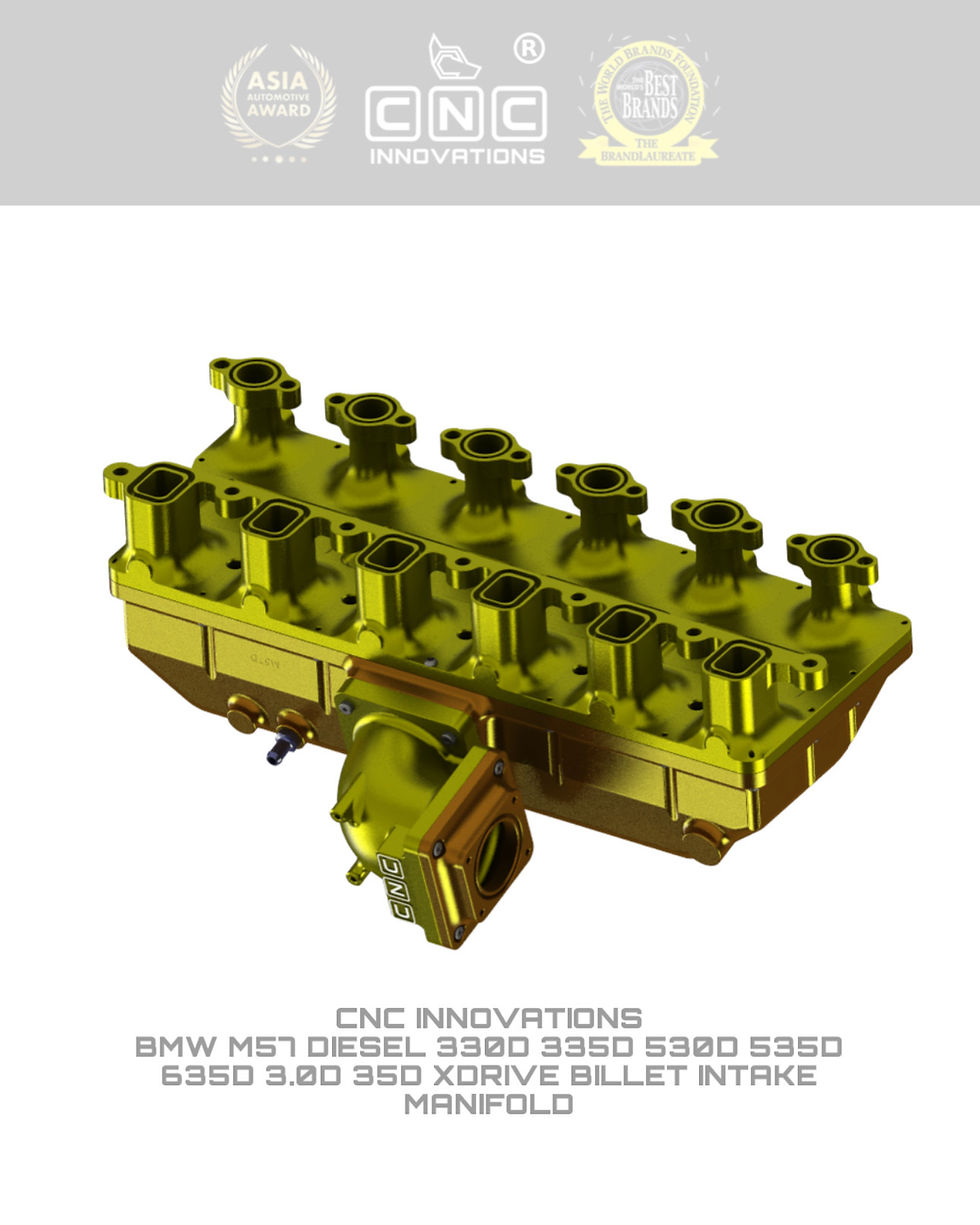 Thumbnail: BMW M57 DIESEL 330D 335D 530D 535D 635D 3.0D 35D XDRIVE BILLET INTAKE MANIFOLD